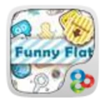 Logo of Funny Flat GOLauncher EX Theme android Application 